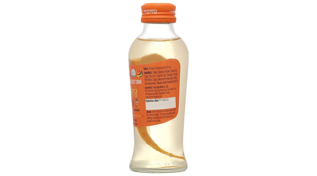 Nước sâm củ Hàn Quốc Achimmadang BIOK Korea Ginseng Root Drink hộp 10 chai x 120ml - 9